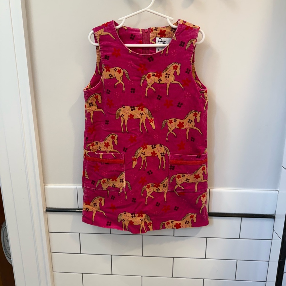 Lilly Pulitzer Pink Horse Print Dress